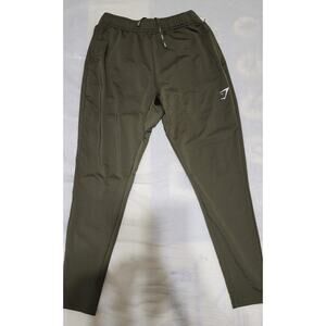 Gymshark Sport Jogger Sweatpants Men's‎ M Green Lounge Gym Training Workout Slim